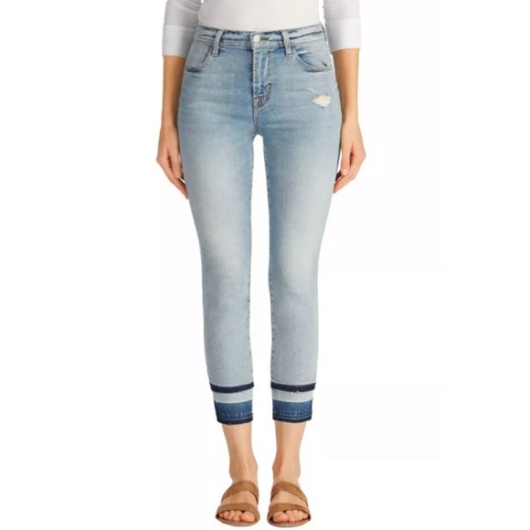 J Brand Denim - J Brand ALANA Cropped Distressed Jean Remnant Wash